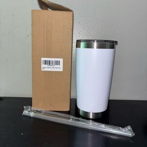 🍂Civago 20 oz Stainless Steel White Tumbler new